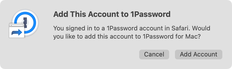 transfer 1password to new account