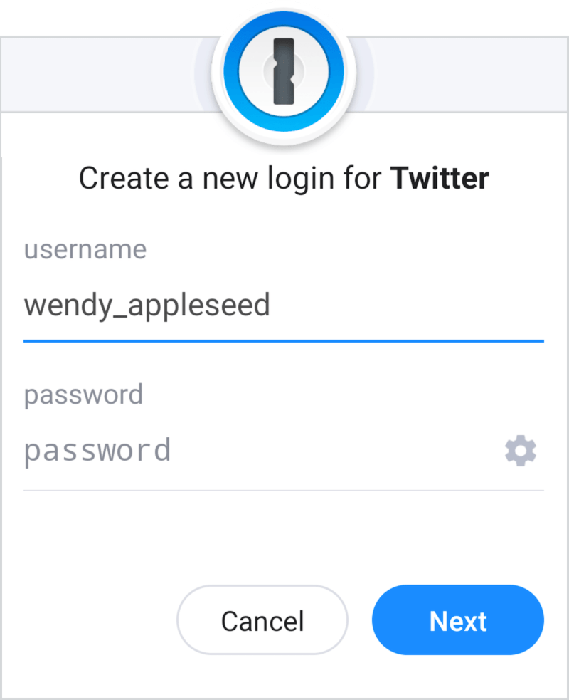 1password add new login