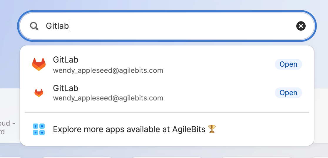 Search in App Launcher page.