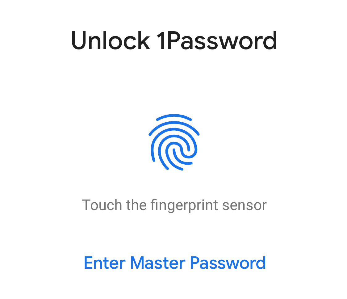 1password firefox extension fingerprint