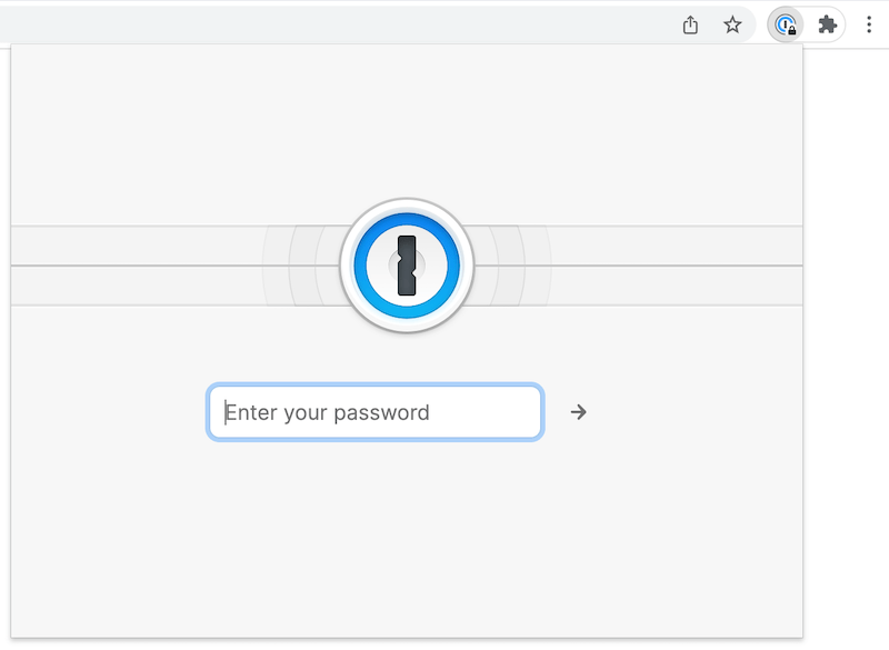 one password x chrome