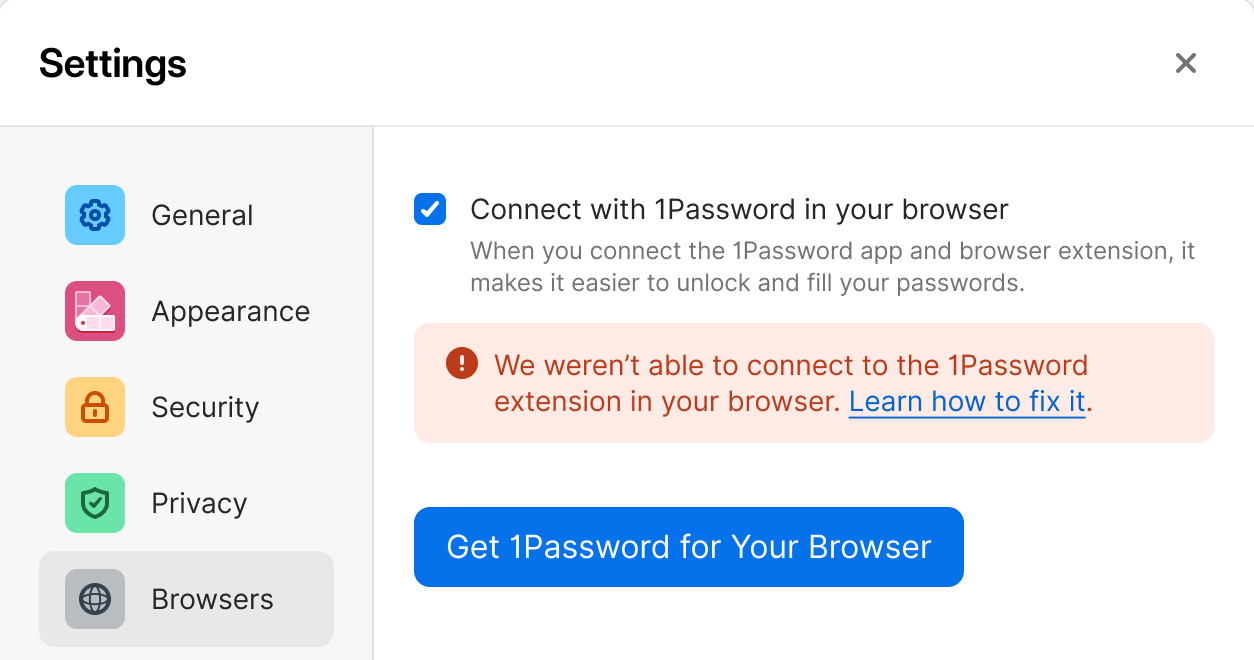 1password extension