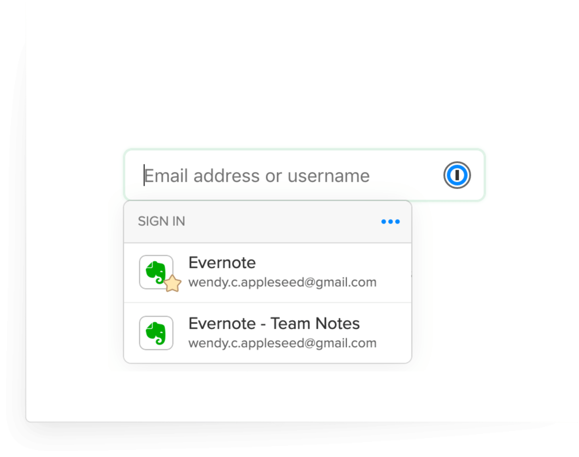 1Password filling in Chrome