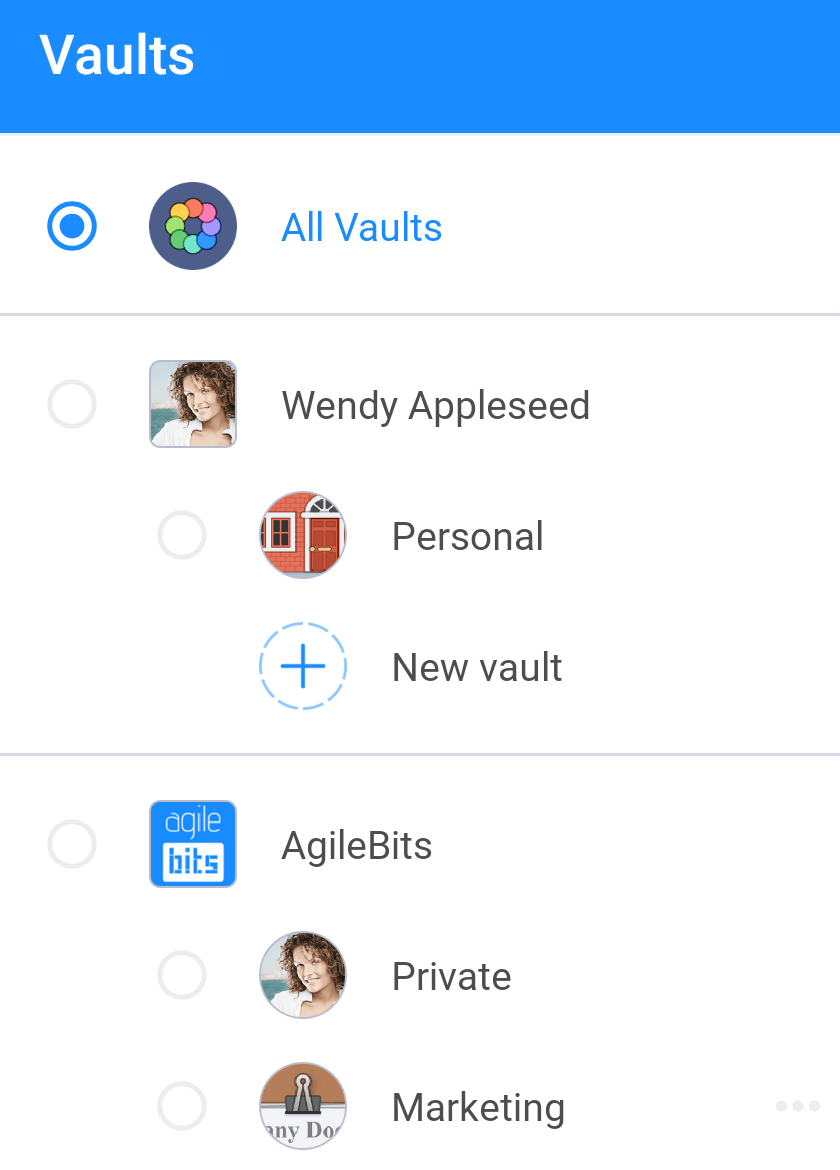 Switch vaults