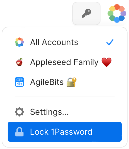 Lock 1Password from the pop-up