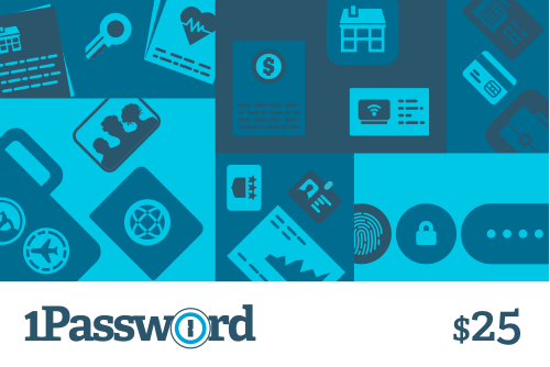 1Password Gift Card