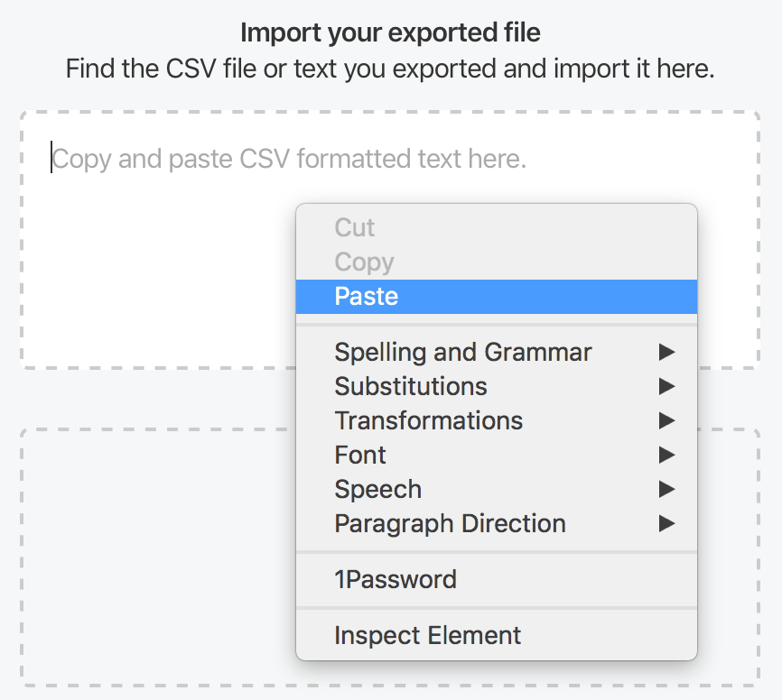 1password export vaults to move to another account