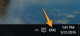 Windows language settings