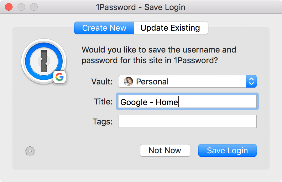 sign in 1password