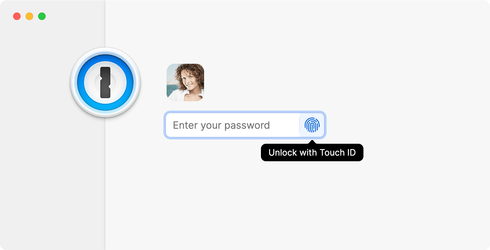 Touch ID in 1Password for Mac