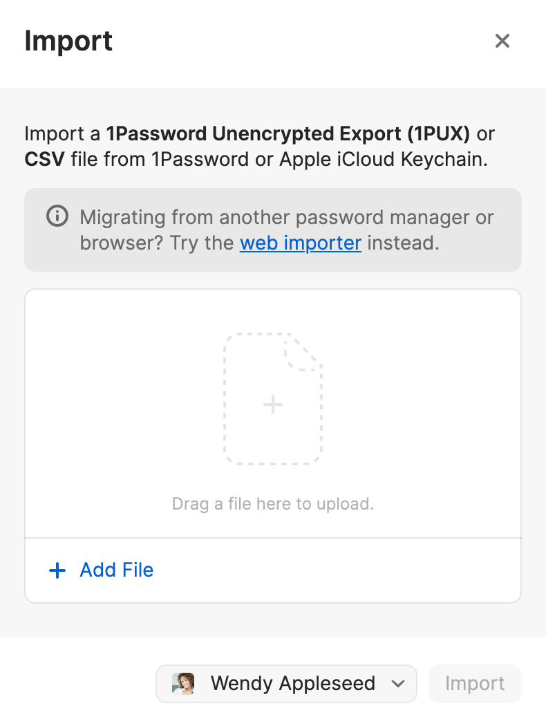 1password import