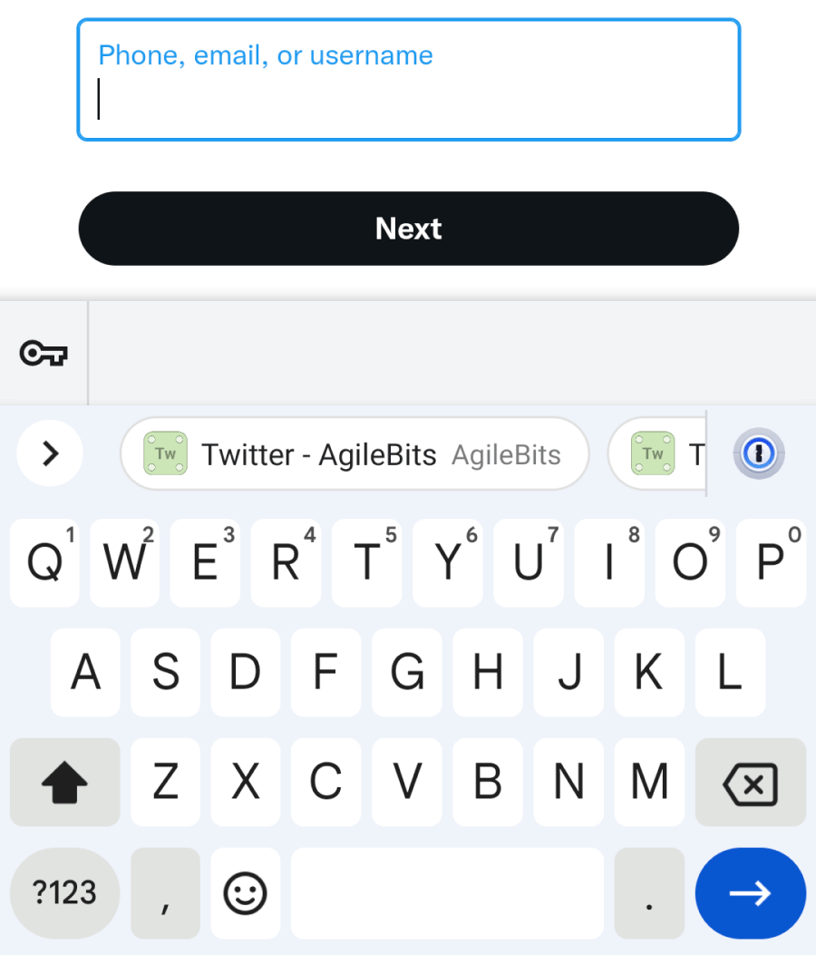 Use Autofill to fill passwords