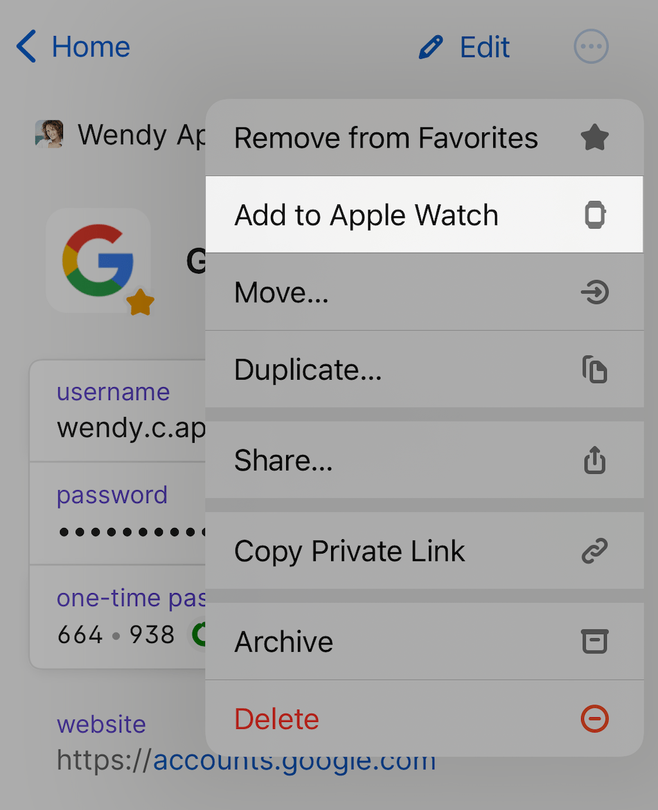 Remove password apple online watch