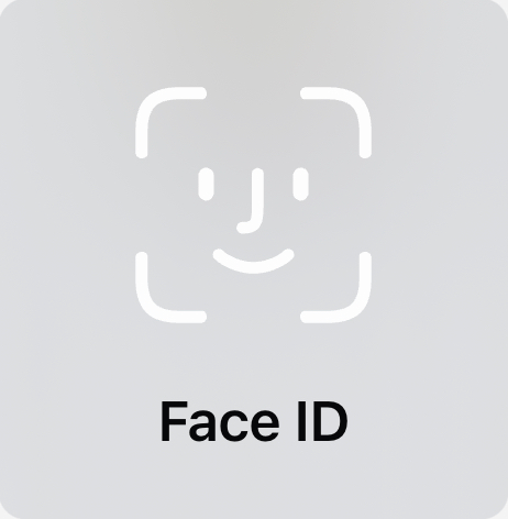 The Face ID prompt in 1Password for iOS