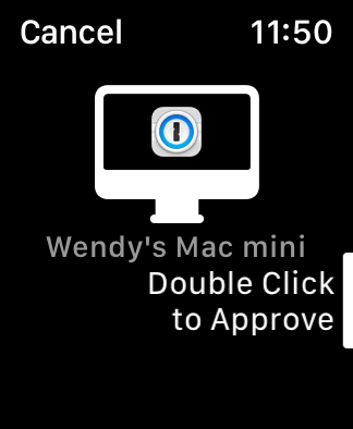 Use your Apple Watch to unlock 1Password on your Mac