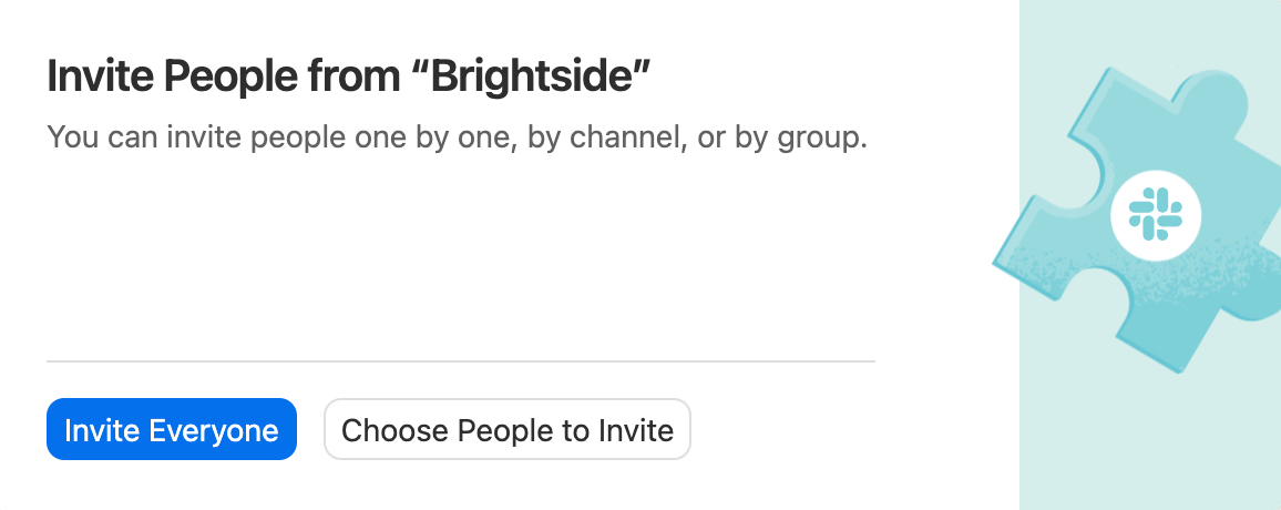 Invite people in Slack from the Invitations page