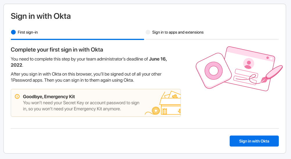 Migrate to sign in with Okta