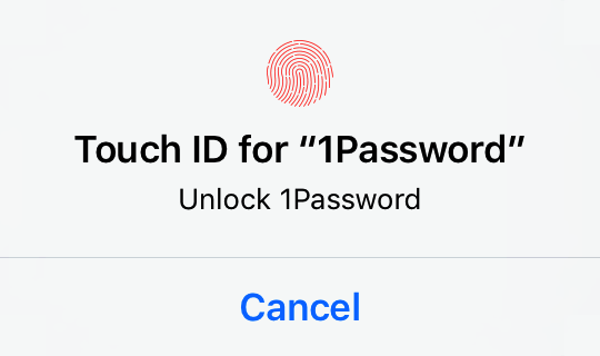 1password for mac touch id