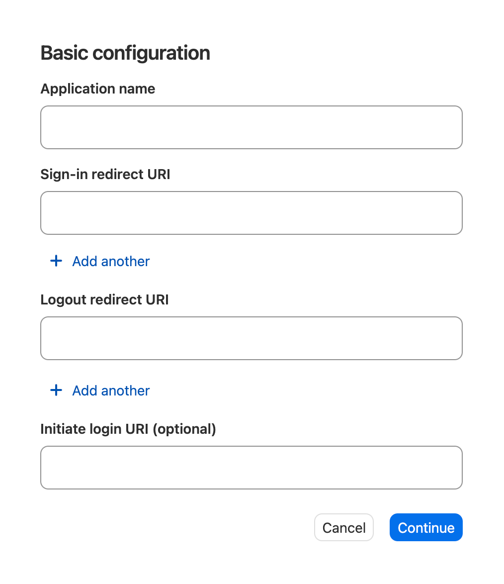 The basic configuration screen in the 1Password access gateway setup wizard.